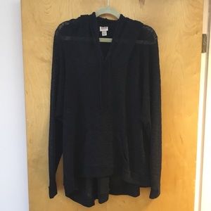 ✌🏻💕Sheer hooded sweater✌🏻💕